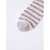 DaiSo Women S Line Mid Thigh SockS Ivory