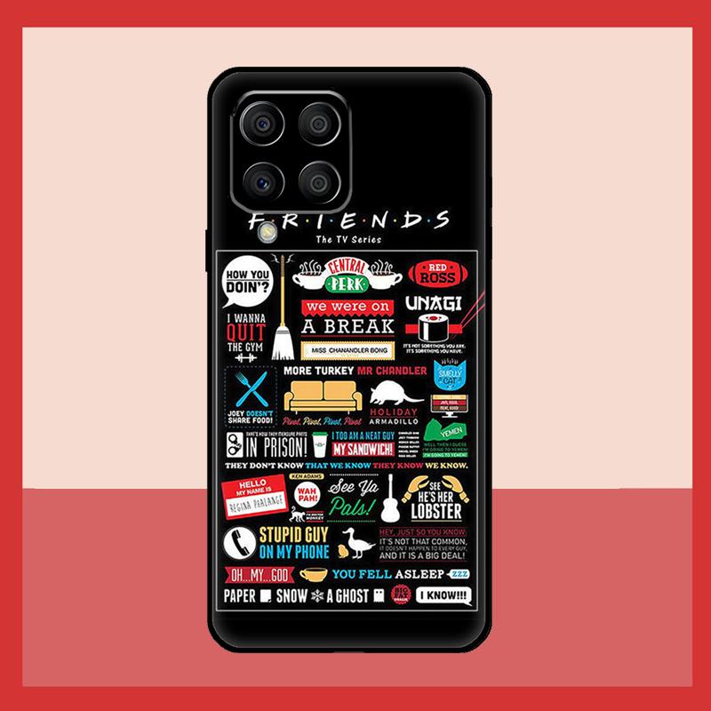 Central Perk Friends Case For Samsung Galaxy M31 M21 M13 M33 M53 M15 M35 M55 M16 M36 M56 M12 M32 M52 M14 M34 M54