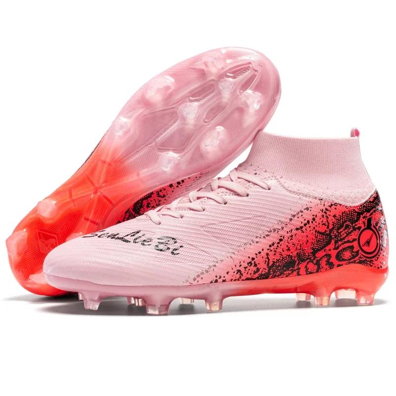 Men Football Boots Professional Cleats Sneakers Ultralight Unisex Original  TF/FG Women Match Soccer Shoes High-quality