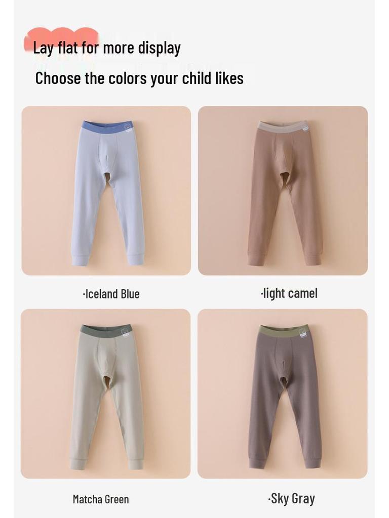 Nahtlose Kinderleggings: Kuschelige Herbst-/Winterschicht, keine Unterwäsche erforderlich, perfekt für Jungen-Schuluniformen