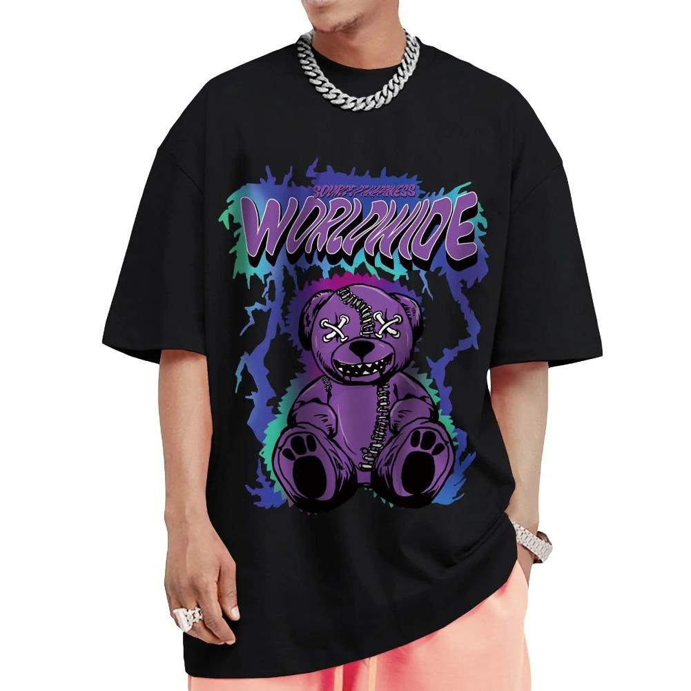 

Men s Letter Graphic Print T Shirts Round Neck Short Sleeve Loose Tee Tops Polyester Daily Wear O-Neck Short Sleeves 5XL різнокольоровий