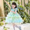 Sommer-Lolita-Kleid für Mädchen - Prinzessinnen-Geburtstags- und Festkleid Der Zauberer von Oz