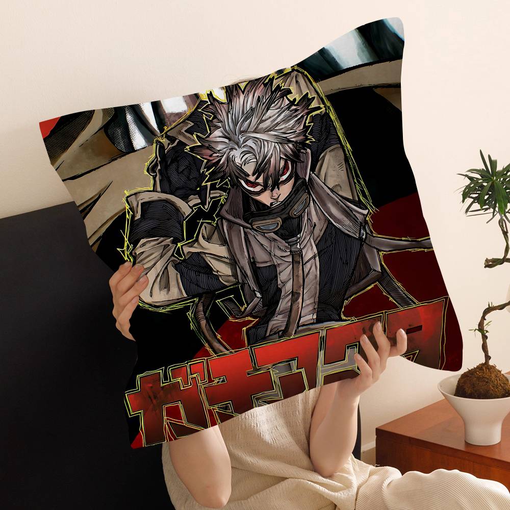 Japanese Supernatural Combat Anime GGachiakuta 4545cm Cushion Cover Pillow Cover Decor Pillowcase Home Pillowcase For Couch