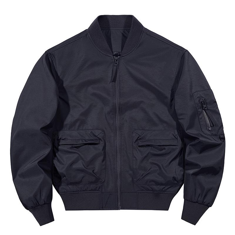 Men's American Style Spring/Autumn Baseball Jacket - Casual Pilot Flight Suit Outerwear Workwear 8861.
