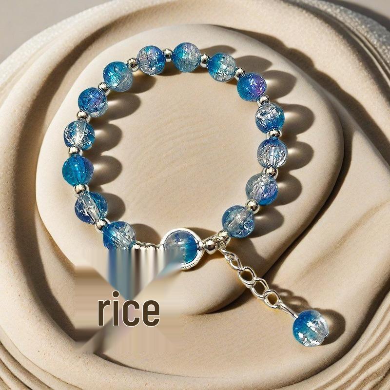 Daisy Popcorn Beaded Bracelet: Elegant Women's Hand Jewelry