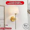 2-balení E14 dobíjecí žárovka, 300 lm, ekvivalent 40 W, odnímatelné nabíjení, 3 teploty barev, dálkové ovládání, nouzová lampa ve tvaru puku, stmívač, časovač
