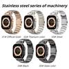 Stainless Steel Strap for Apple Watch Ultra 3/2/1 49mm 46mm 45mm 44mm 42mm Metal Magnetic Band IWatch Series 11 10 9 8 7 6 SE 5