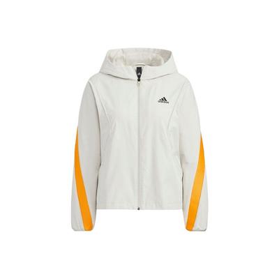 Sports Hooded Jacket Women Outerwear White HF2467