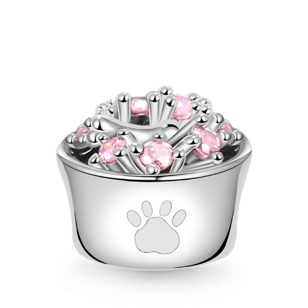 Plata de Ley 925 Chapada DIY Labrador Cachorro Perro Dachshund Colgante Abalorio para Pulsera Europea Fabricación de Joyería