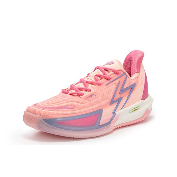 Scarpe da Pallacanestro 361 BIG3 4.0 Quick Pro Uomo Basse Polvere di Cera Luminescente/Iris 672411118-4