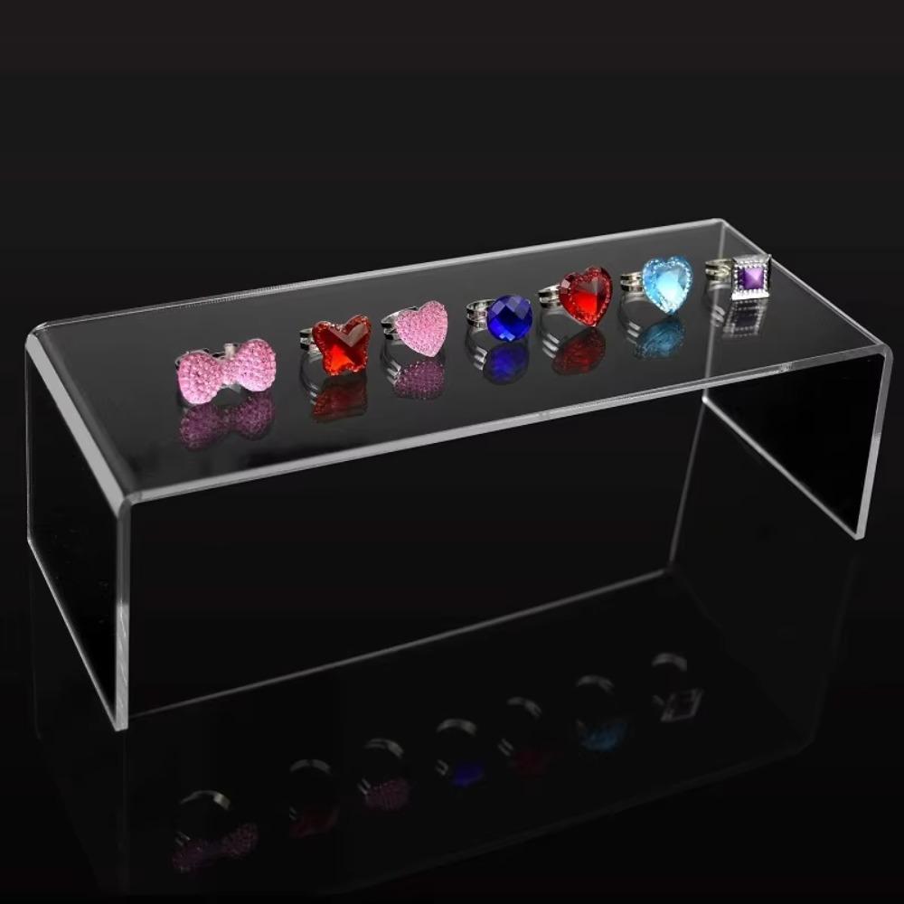 5Pcs Transparent Acrylic Cupcake Display Stands Set Refrigerator Desserts Storage Rack  Wedding