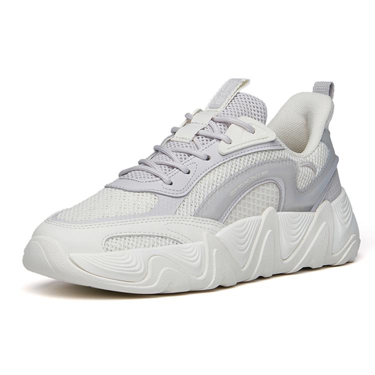 Anta Cushioning Slip Resistant Cushioning Slip Resistant Low top Casual Shoes Women's Gray 122228051-3