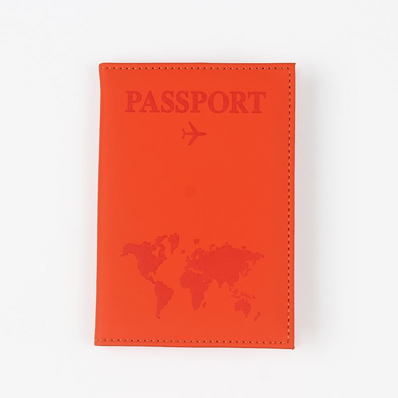 

2025 Паспорт для подорожей літаком та тримач для карток помаранчевий