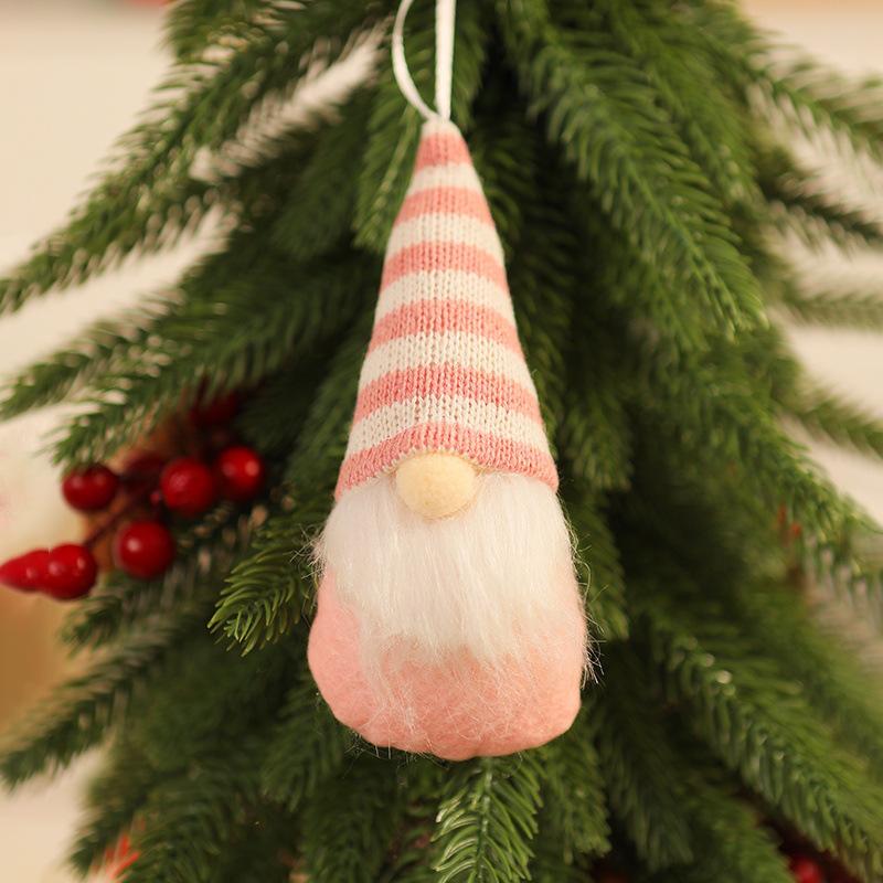 Christmas Knit Faceless Old Man Tree Ornaments - Small Hanging Pendants