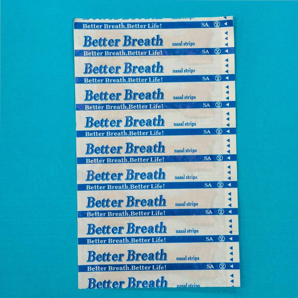 Tiras Nasais Antirronco com Adesivo Extra para Fluxo de Ar Aprimorado