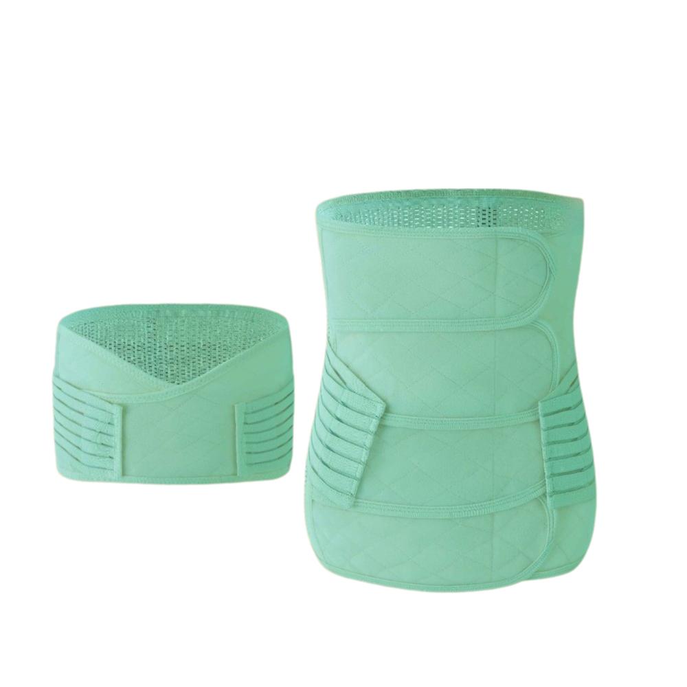 

Бесшовный набор для формирования талии, утягивающий пояс для женщин, послеродовой M зелёный