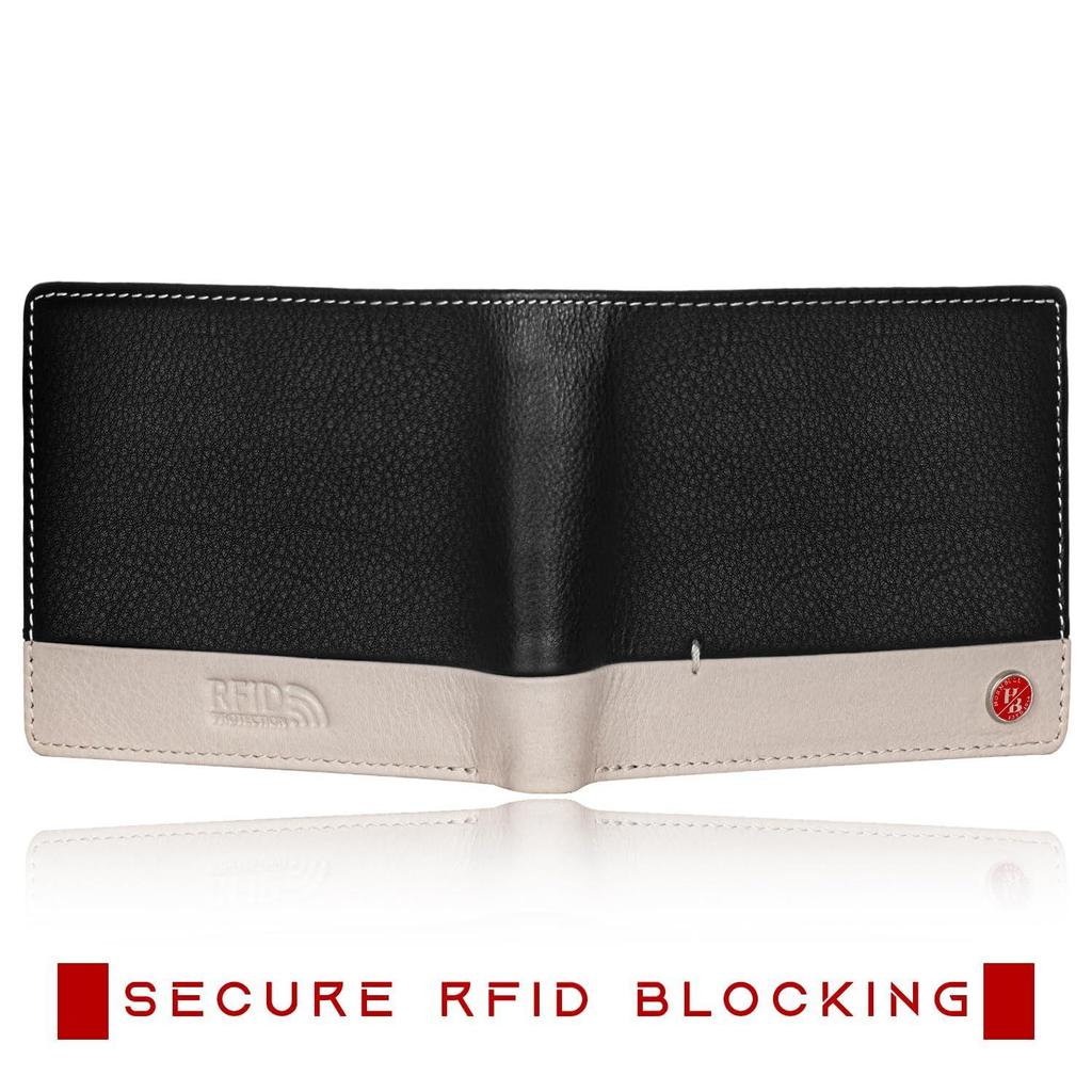 Ackson Leather Wallet for Men | Branded Quality Mens Wallet with RFID Blocking | Wallets Men Genuine Leather | Purse Men Leather Black Nappa