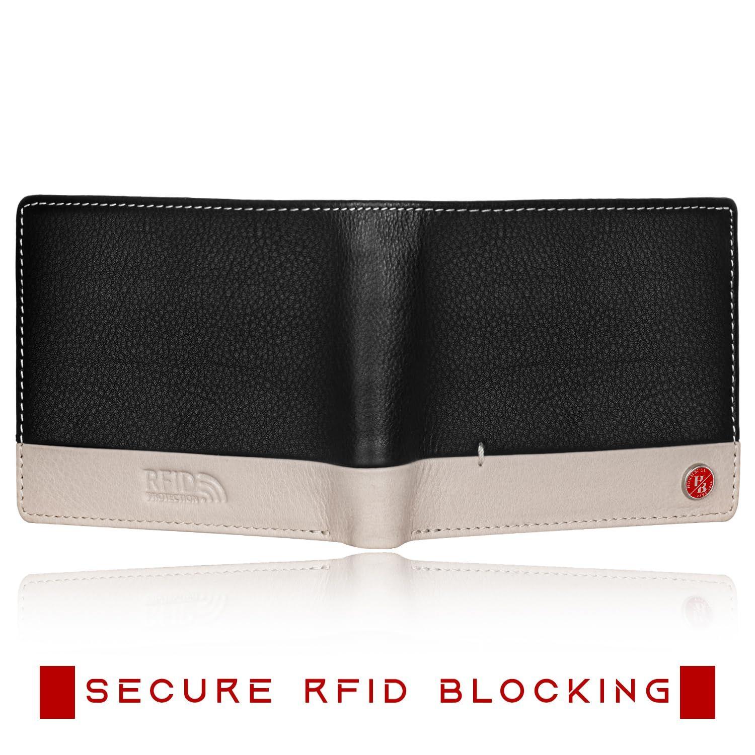 Кожаный кошелек ackson для мужчин | Брендовый качественный мужской кошелек с блокировкой — фото 7