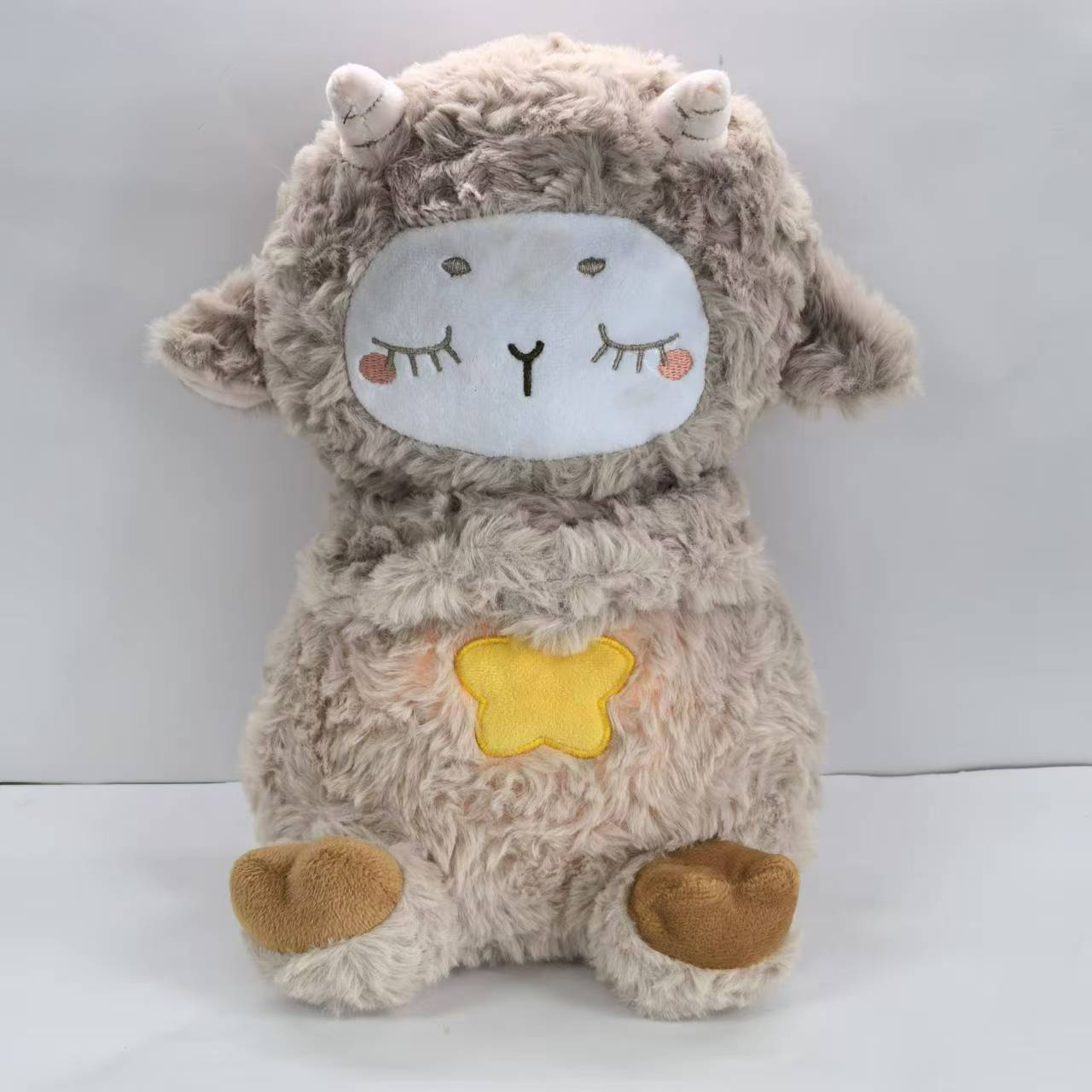 

Оригинальная игрушка-овечка для сна, снимающая беспокойство о дыхании ребенка, сенсорная игрушка с возможностью обнимания, мягкая плюшевая игрушка