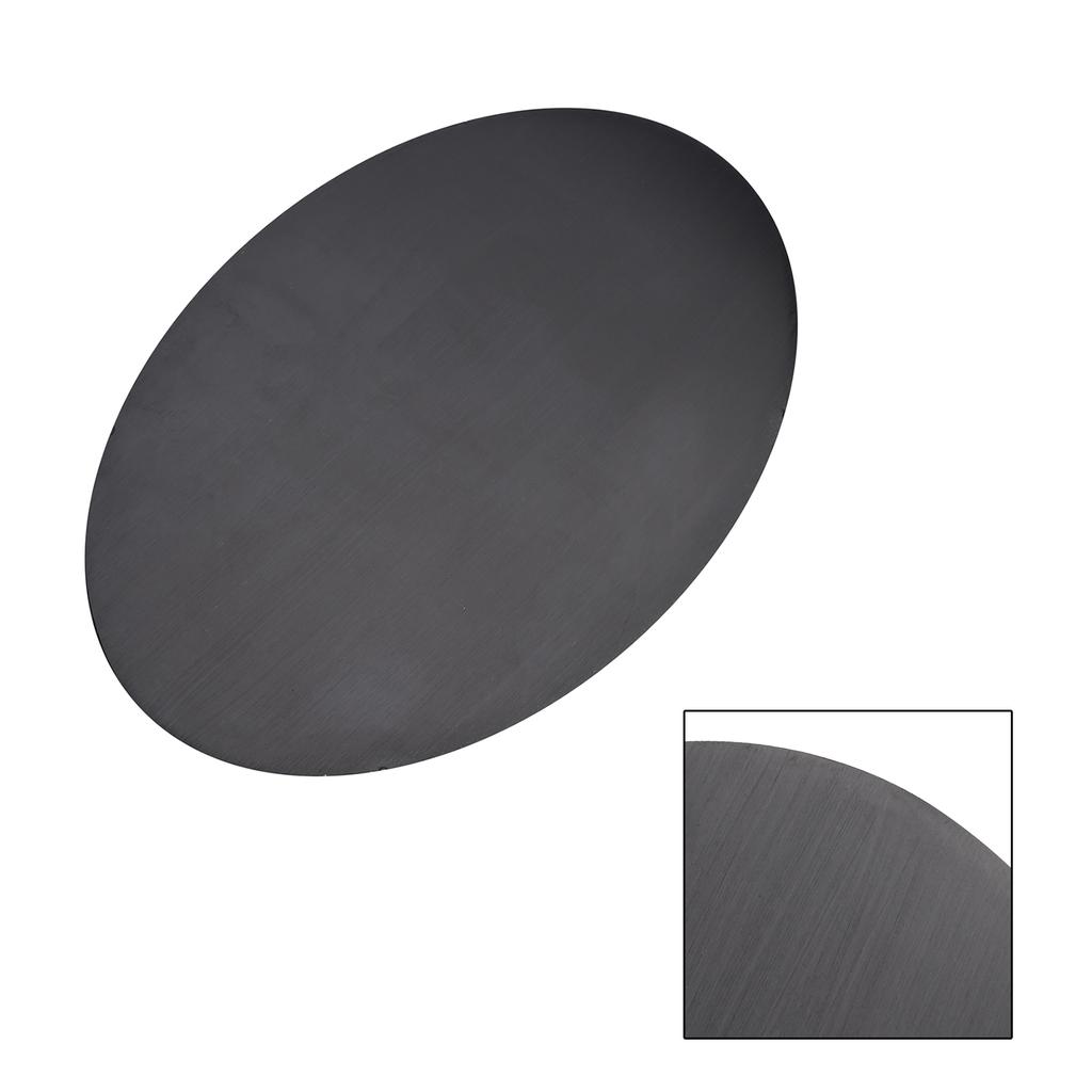 Ovales, leeres Nummernschild aus Aluminiumlegierung, DIY, universell passend für Motorräder