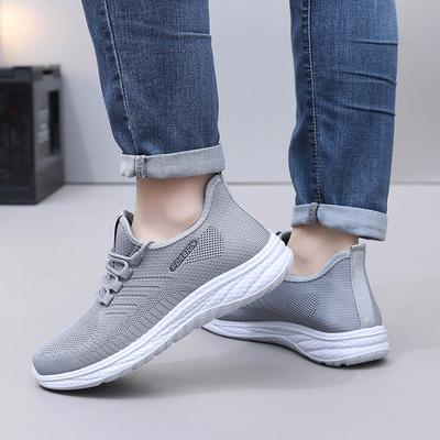 Lente nieuwe schoenen heren buitenlandse handel heren casual schoenen sportschoenen comfortabel ademend mesh veelzijdige mode schoenen