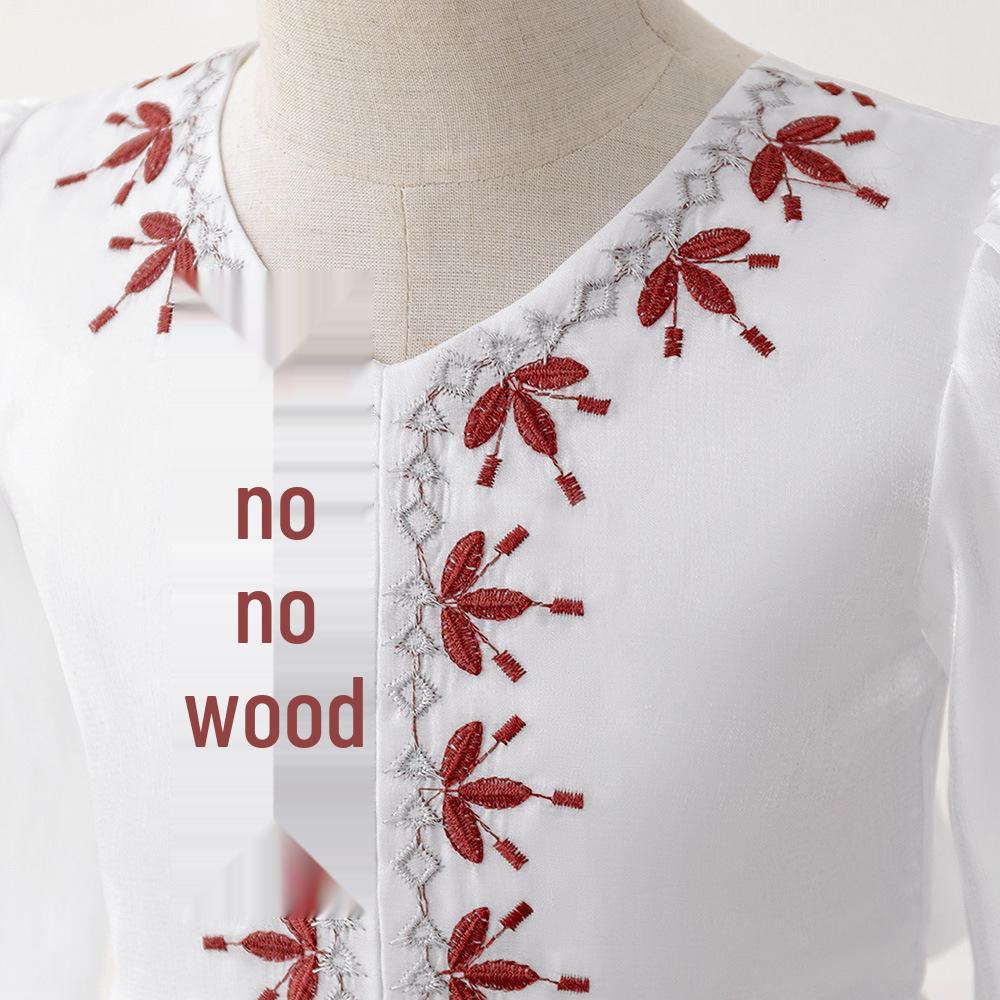 Haftowana Dzianinowa Muzułmańska Suknia Bankietowa na Rynek Bliskowschodni