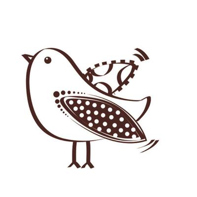 Wooden Stamp Bird 1