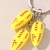 Creative Corn Vegetable Keychain Cute Bag Pendant for Kids Students and Couples Couple Family Keychain Pendant