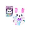 Interactive Plush Rabbit - Bizak - Mini Surprise Rabbits - Sounds and Reactions - White/Grey - Large Size