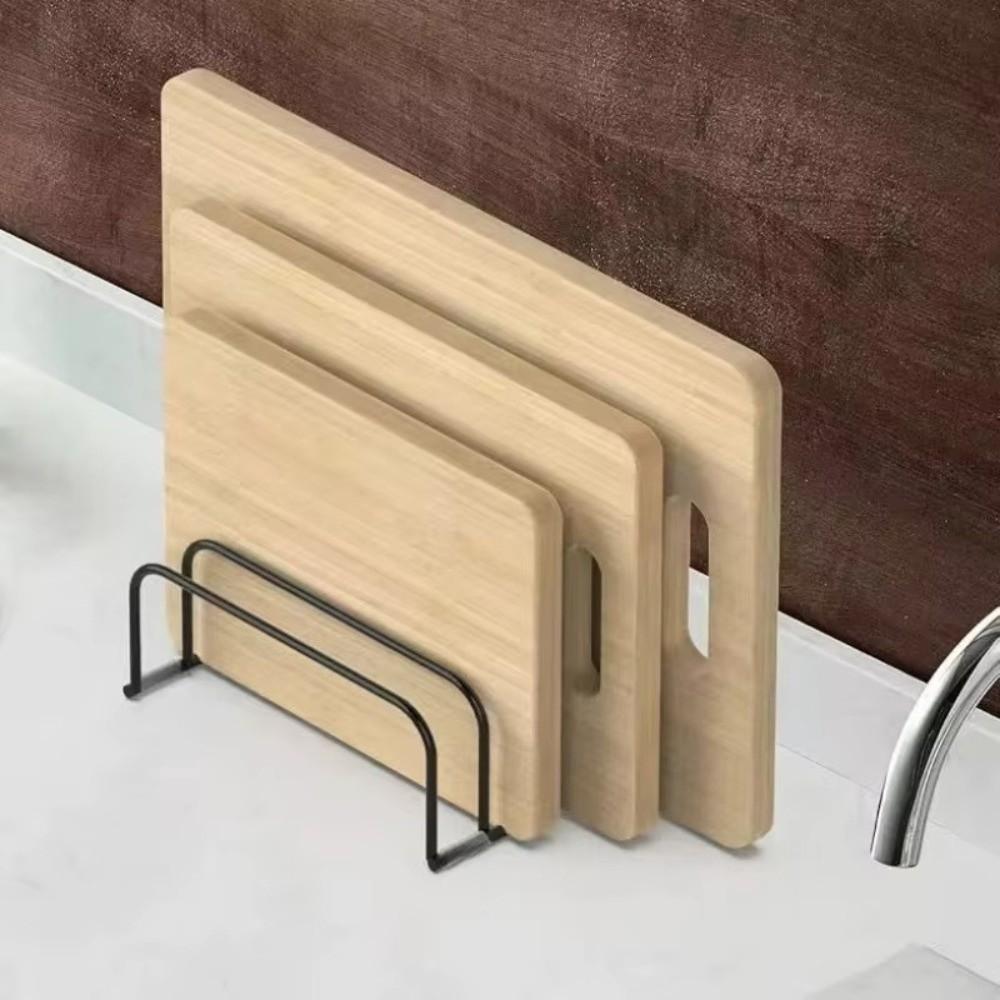 Durable Multilayer Cutting Board Rack Metal Space Saving Chopping Board Holder Stable Cutting Board Rack Shelf Kitchen Supplies