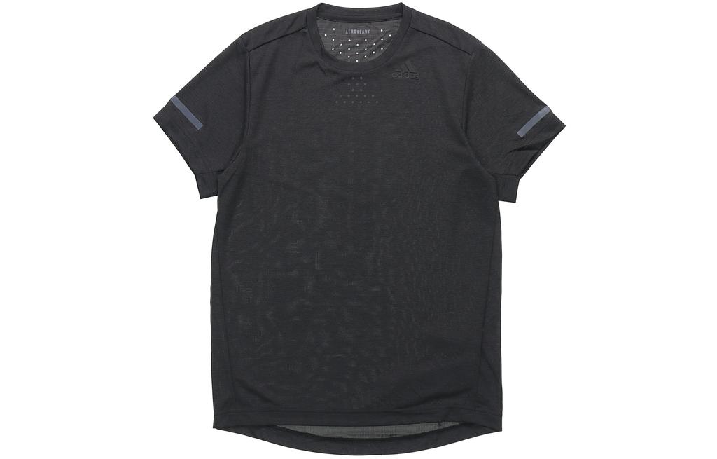 Adidas T Shirts Men's Black Crew Neck Moderate Straight Fit EI6390