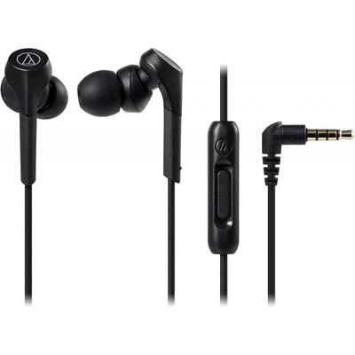 Audio Technica Ath Cks550xis Bk Earphones For Wired Smartphones Canal Type Deep Bass Hi Res Sound Source Compatible Black