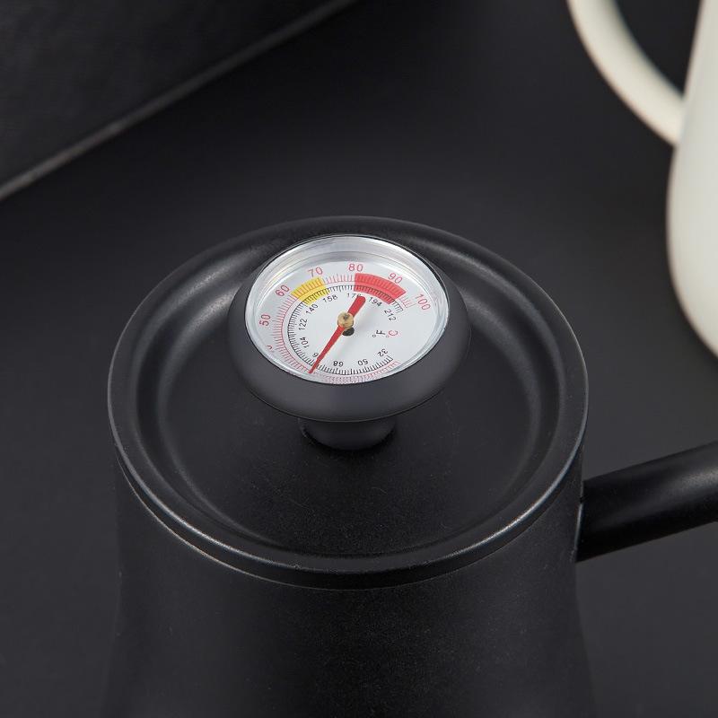 Hand Coffee Thermometer Coffee Pot with Milk Latte Jar Can Be Clipped Stainless Steel Pointer Probe Thermometer