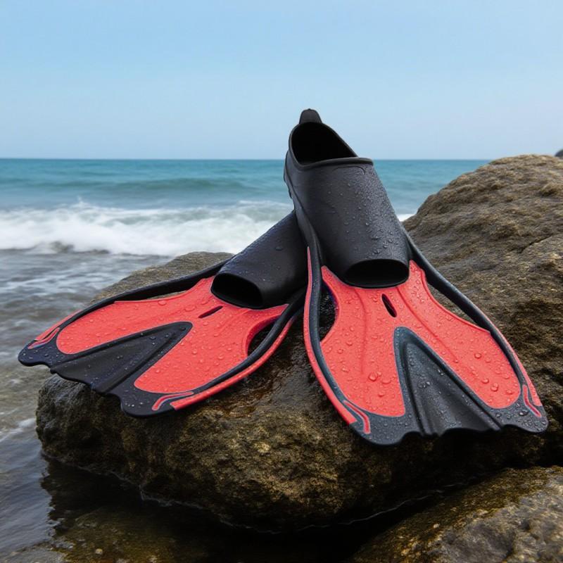 Adult Open-Heel Swim Fins Snorkeling Scuba Diving PPTPR Material Size XS To XXL 36-46