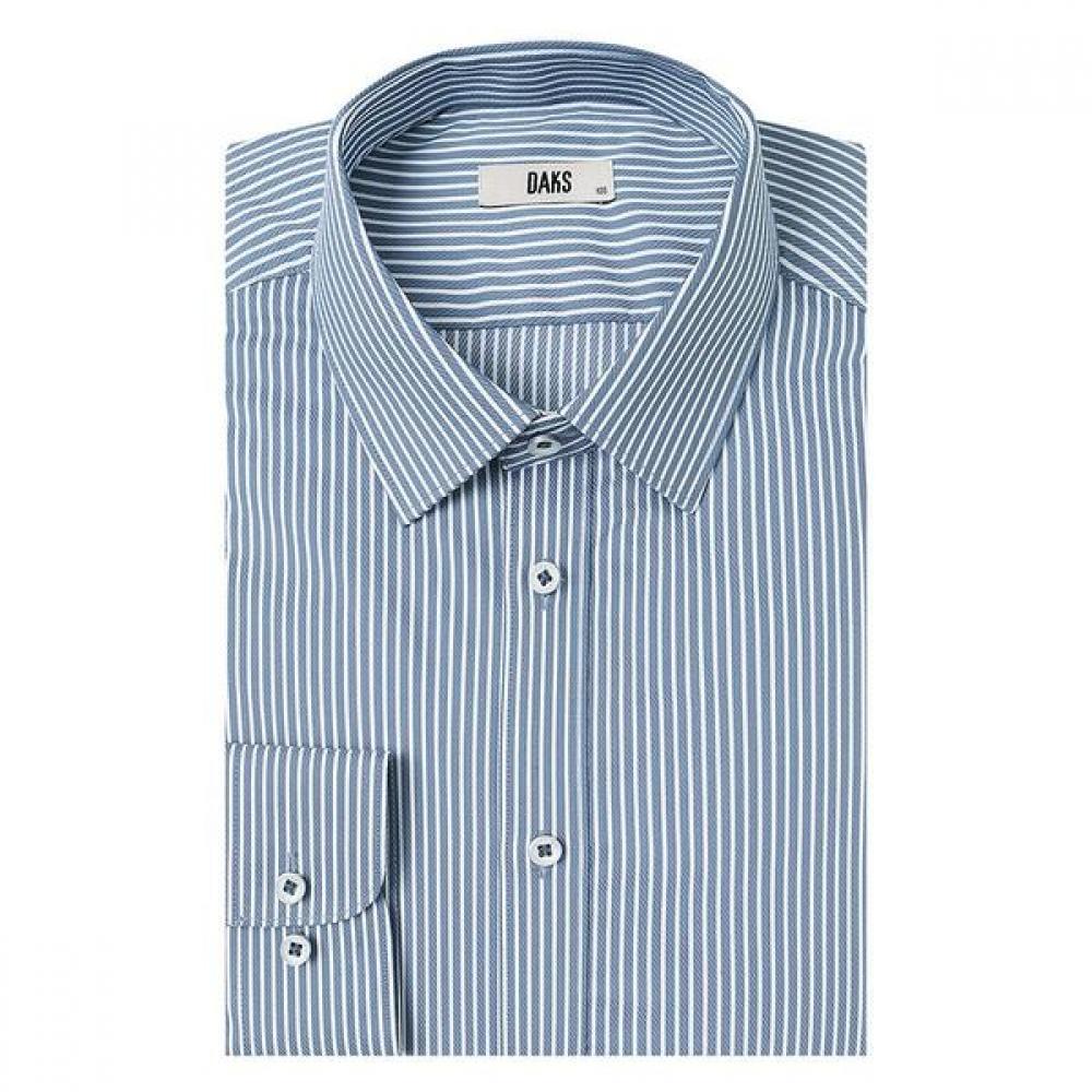 Daks Men S Stripe Regular Fit Long Sleeve Shirt dma1Shdl121b1