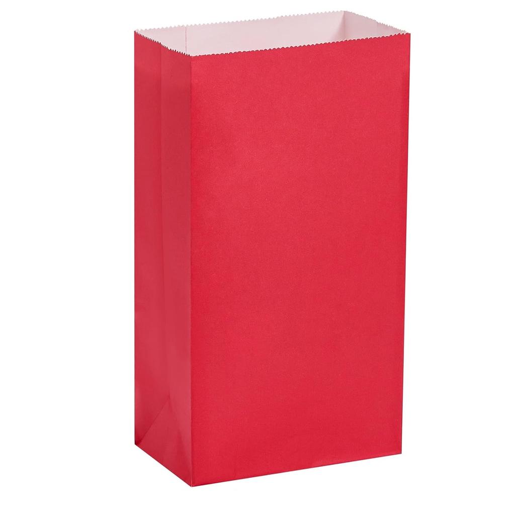 Amscan Plain Paper Party Bags (Pack of 6)