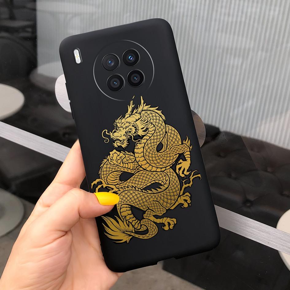 Sunflower Case For Honor 50 Lite Cover On Huawei Nova 8i Phone Case Fashion Painted Soft Back Cover For Honor50 Lite Nova8i Capa
