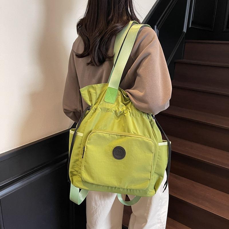 Large capacity backpack New summer versatile shoulder commuter tote bag Multifunctional casual backpack