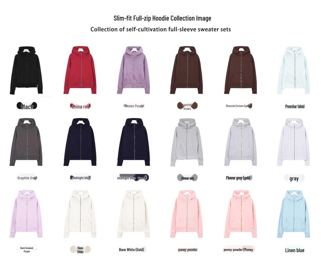 Sweat à capuche zippé intégral Lulu Original pour femme - Coupe ajustée - Veste de sport décontractée pour le yoga