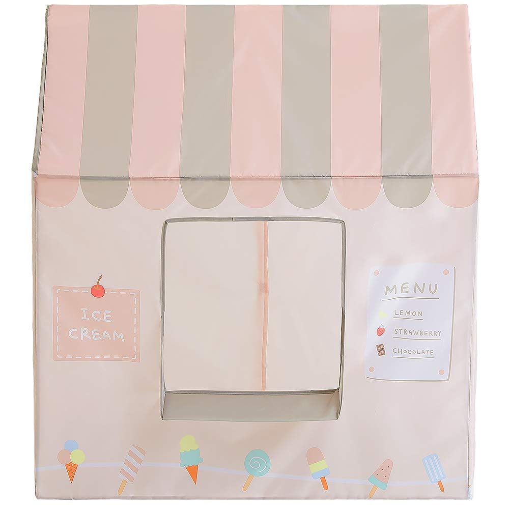 Roomnhome Kids Storage Ice 100 X 70 X 110 Cm Tent, Children's Tent, Toys, Indoor, Girls, Cream,