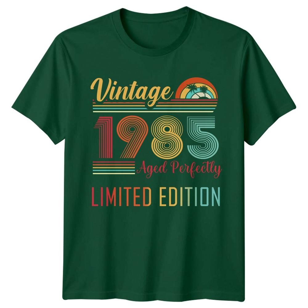 Vintage 1985 Aged 41st Birthday Unisexs TShirt Retro Limited Edition S