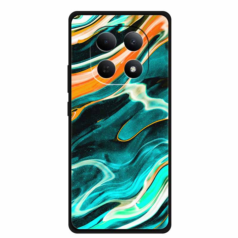 Soft Silicone Cover For Xiaomi POCO M8 Marble Patterns Case Funda For POCO M 8 Bumper Protective Luxury TPU Back Phone Cover