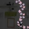 Luminous Butterfly Wall Stickers, Luminous Simulation Three-dimensional Butterfly Decorative Stickers, Waterproof Stickers