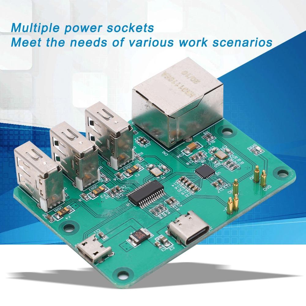 3 USB 2.0 Channel HUB Expansion Board Type-C Power Supply Expansion Module  Expansion Accessories