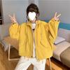Women's Short Windbreaker: Korean Style Petite Loose Fit Autumn Jacket - Trendy and Versatile for Students