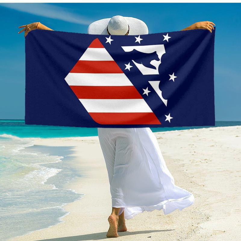 Ultra-Soft Beach Towel with Atlético Madrid Theme,Ideal for Pool - Camping, Diving - Perfect Travel Essential, Vibrant Beach Towel.