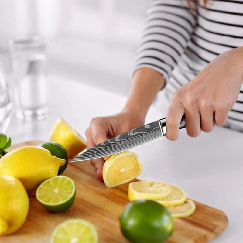 Kitchen Knife 8 Inch Slicing Knife High Carbon Stainless Steel Sharp Slicing Knife with Knife Cover