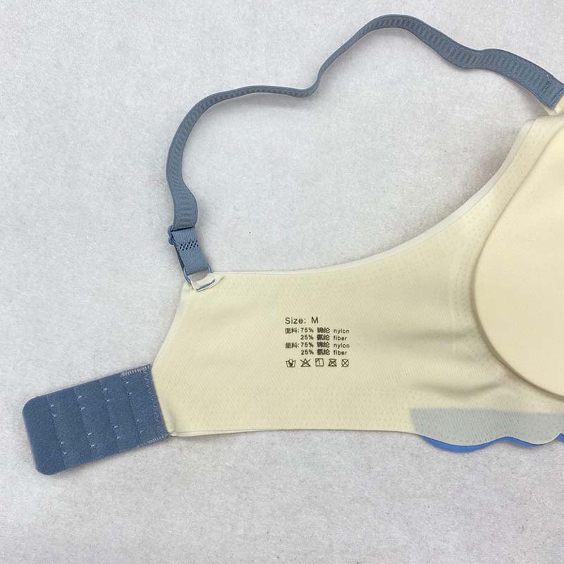 Love Girls Underwear Color Collision Sexiness Thin Seamless Underwear Seamless Bras for Woman Beautiful Backless Underwire Gathering Sports Bra