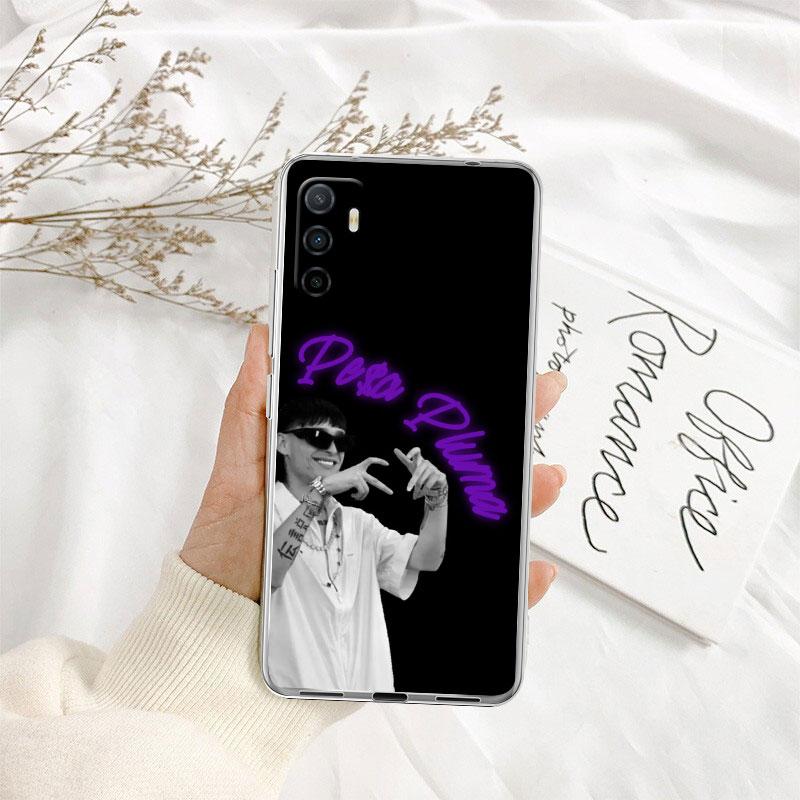 Peso Pluma Transparent Phone Case for Motorola Moto G7 G8 G9 G84 G85 G73 G24 G15 Z2 Play Power Plus