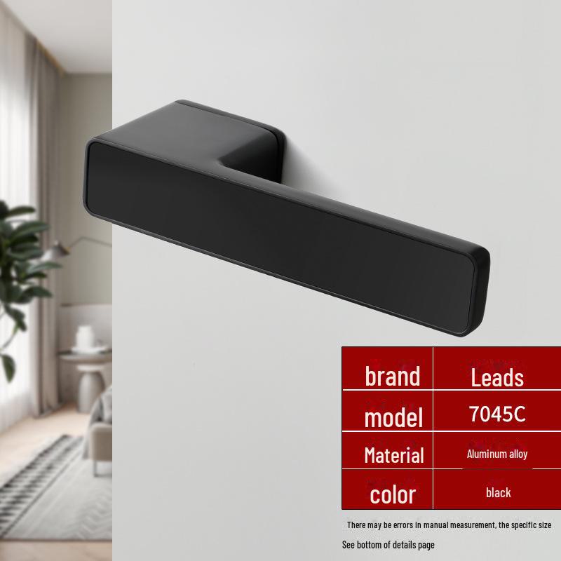 Minimalist Silent Magnetic Door Lock for Bedroom, Indoor Wooden Doors, and Bathroom